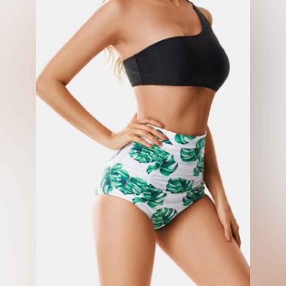 Jojo Lemon Womens High Waisted Swim Bottom